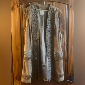 Double D Ranch Leather Vest